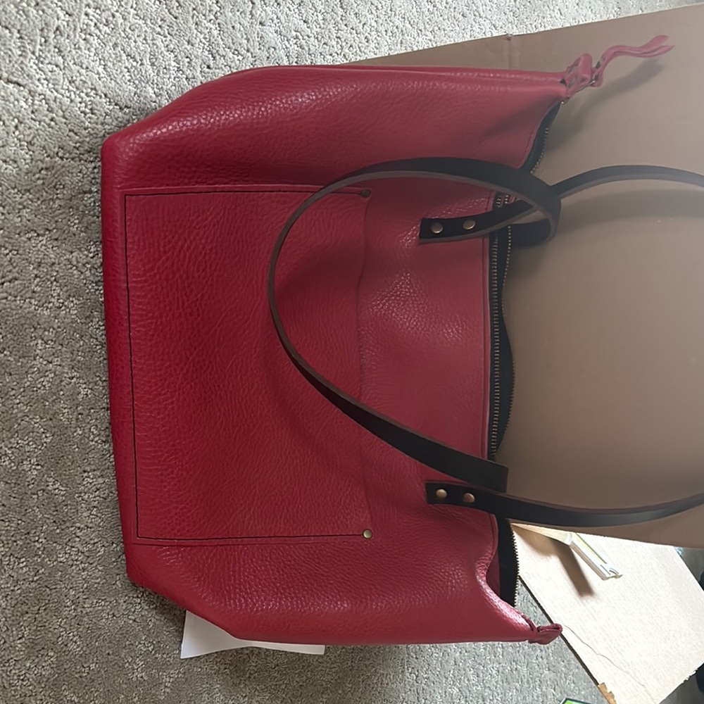 Large zip PLG tote in sugar